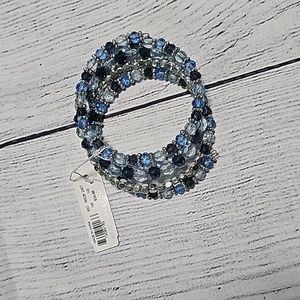 NWT NY & Co. Blue wrap bracelet